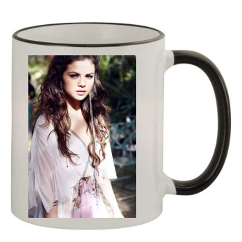 Selena Gomez 11oz Colored Rim & Handle Mug