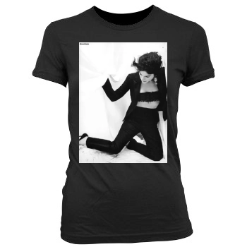 Selma Blair Women's Junior Cut Crewneck T-Shirt