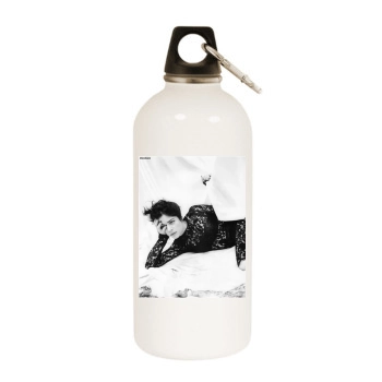 Selma Blair White Water Bottle With Carabiner