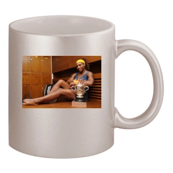 Serena Williams 11oz Metallic Silver Mug