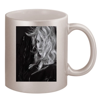 Shakira 11oz Metallic Silver Mug