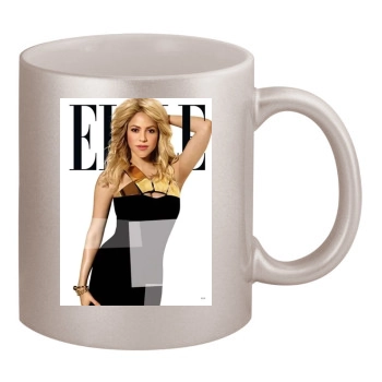 Shakira 11oz Metallic Silver Mug