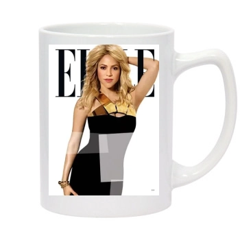 Shakira 14oz White Statesman Mug