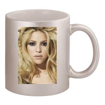 Shakira 11oz Metallic Silver Mug