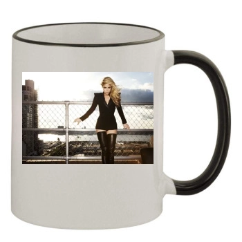 Shakira 11oz Colored Rim & Handle Mug