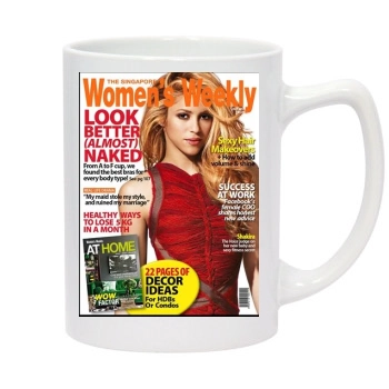 Shakira 14oz White Statesman Mug