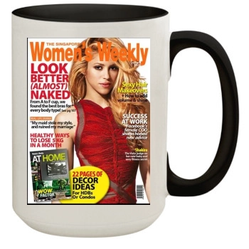 Shakira 15oz Colored Inner & Handle Mug