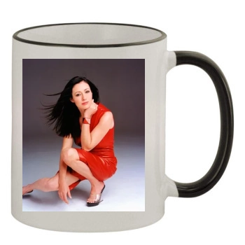 Shannen Doherty 11oz Colored Rim & Handle Mug