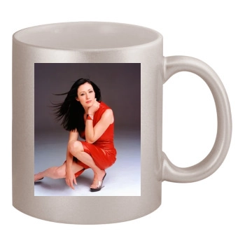 Shannen Doherty 11oz Metallic Silver Mug