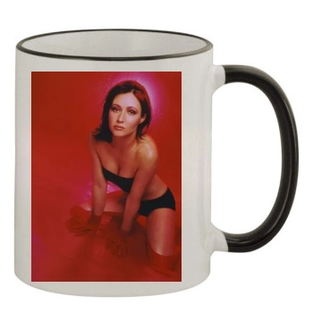 Shannen Doherty 11oz Colored Rim & Handle Mug