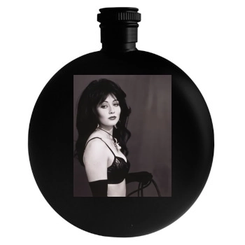 Shannen Doherty Round Flask