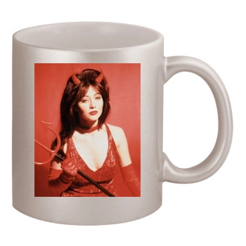 Shannen Doherty 11oz Metallic Silver Mug