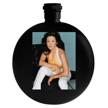 Shannen Doherty Round Flask