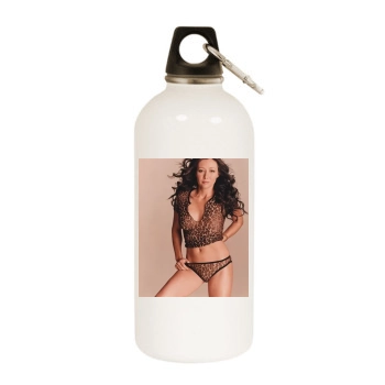 Shannen Doherty White Water Bottle With Carabiner