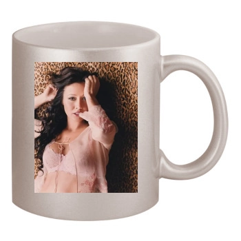 Shannen Doherty 11oz Metallic Silver Mug