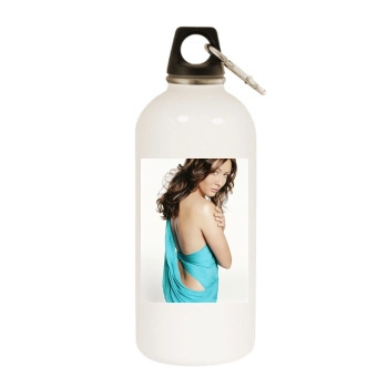 Shannen Doherty White Water Bottle With Carabiner