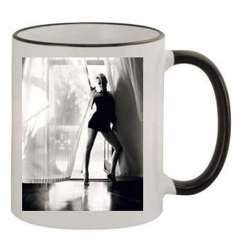 Sharon Stone 11oz Colored Rim & Handle Mug