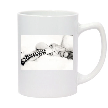 Sharon Stone 14oz White Statesman Mug