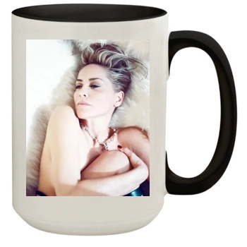 Sharon Stone 15oz Colored Inner & Handle Mug