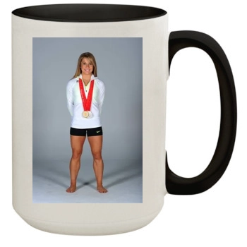 Shawn Johnson 15oz Colored Inner & Handle Mug