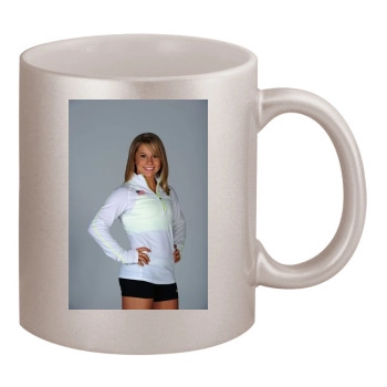 Shawn Johnson 11oz Metallic Silver Mug