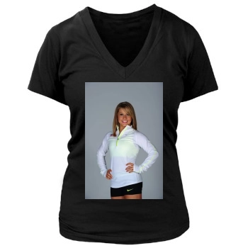 Shawn Johnson Women's Deep V-Neck TShirt