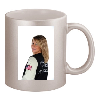 Shawn Johnson 11oz Metallic Silver Mug