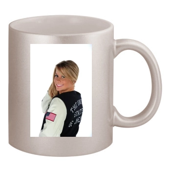 Shawn Johnson 11oz Metallic Silver Mug