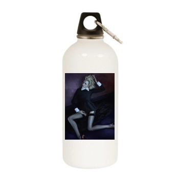 Sigrid Agren White Water Bottle With Carabiner