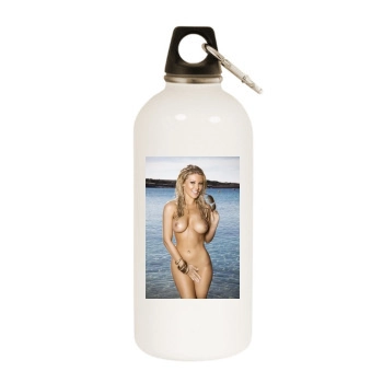 Staci Noblett White Water Bottle With Carabiner