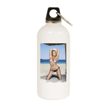 Staci Noblett White Water Bottle With Carabiner