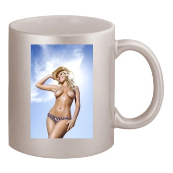 Staci Noblett 11oz Metallic Silver Mug