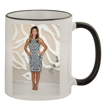 Stacy Keibler 11oz Colored Rim & Handle Mug