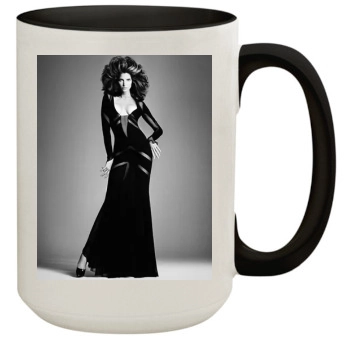 Stephanie Seymour 15oz Colored Inner & Handle Mug