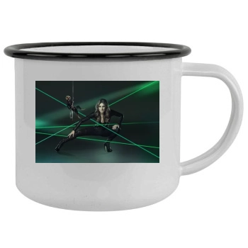 Elizabeth Hurley Camping Mug