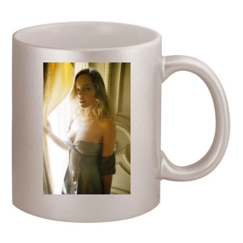 Abbie Cornish 11oz Metallic Silver Mug