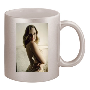 Abbie Cornish 11oz Metallic Silver Mug