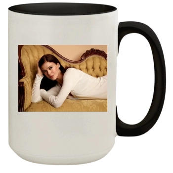 Adrianne Palicki 15oz Colored Inner & Handle Mug