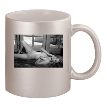 Adrianne Palicki 11oz Metallic Silver Mug