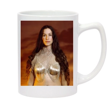 Alanis Morissette 14oz White Statesman Mug