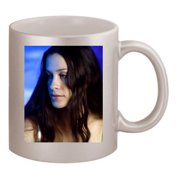 Alanis Morissette 11oz Metallic Silver Mug