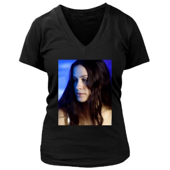 Alanis Morissette Women's Deep V-Neck TShirt