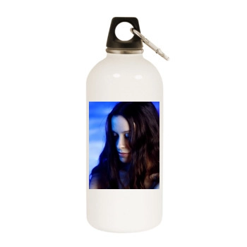 Alanis Morissette White Water Bottle With Carabiner