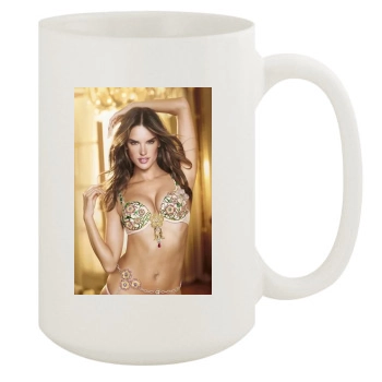 Alessandra Ambrosio 15oz White Mug