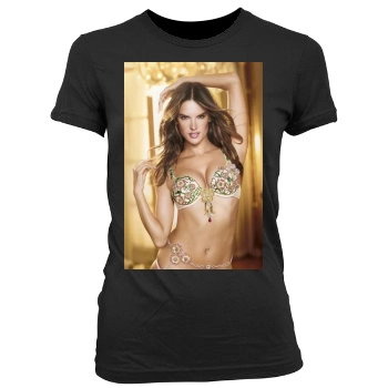 Alessandra Ambrosio Women's Junior Cut Crewneck T-Shirt