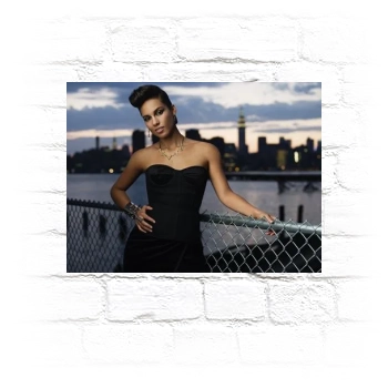 Alicia Keys Metal Wall Art