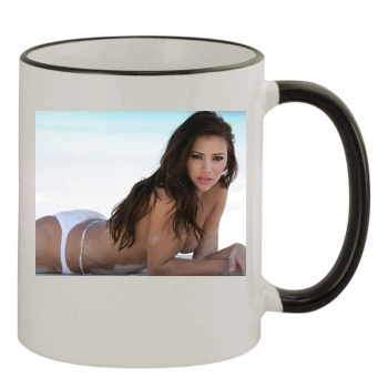 Alina Vacariu 11oz Colored Rim & Handle Mug