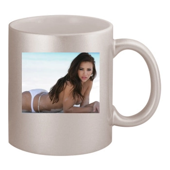 Alina Vacariu 11oz Metallic Silver Mug