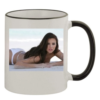 Alina Vacariu 11oz Colored Rim & Handle Mug