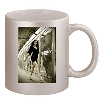 Alina Vacariu 11oz Metallic Silver Mug